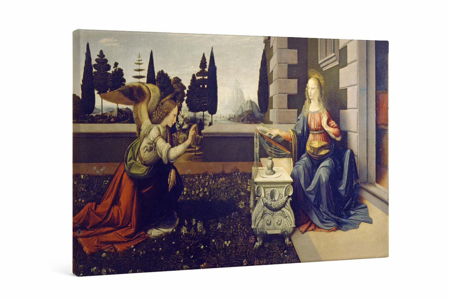 La Anunciación, Leonardo da Vinci