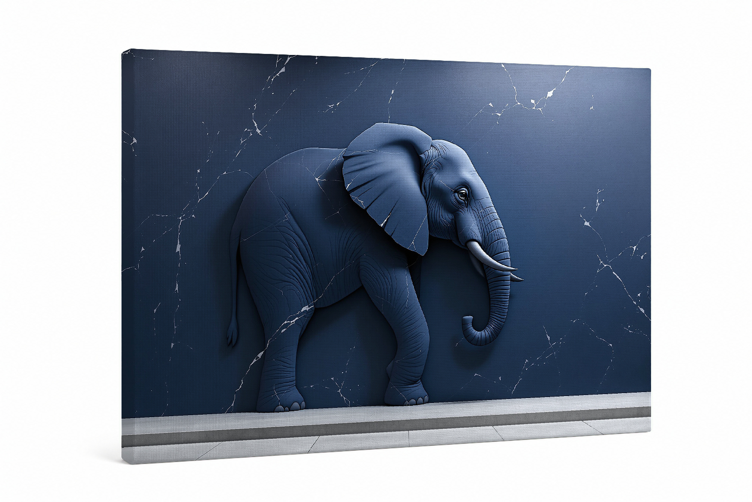 Elefante de Yeso Índigo