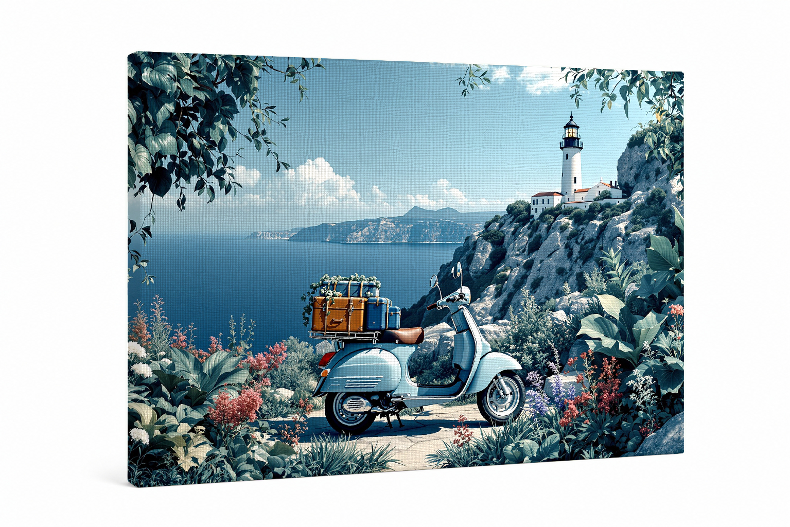 Odisea Azul: Vespa Botánica del Faro