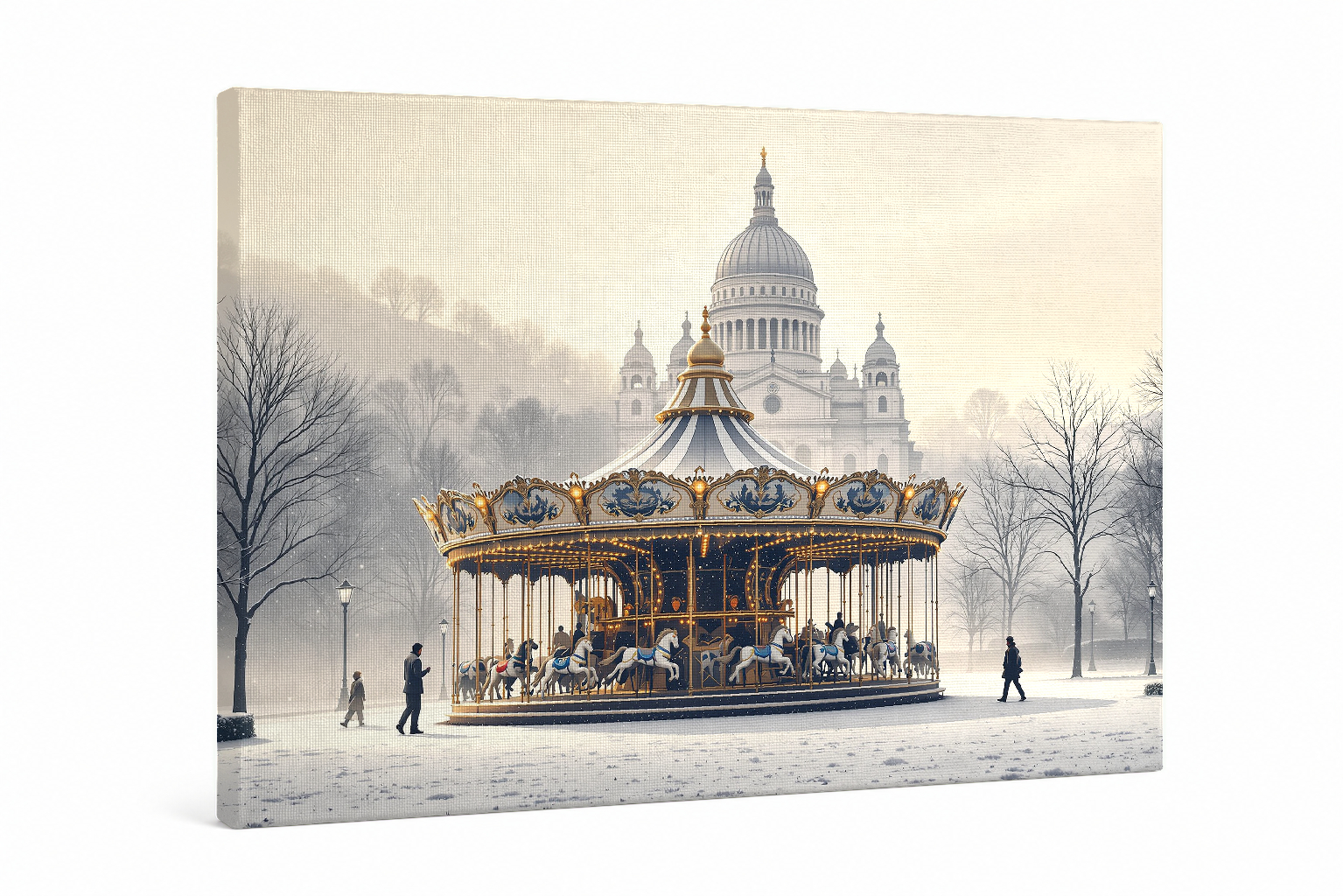 Carrusel Silente al Alba de París